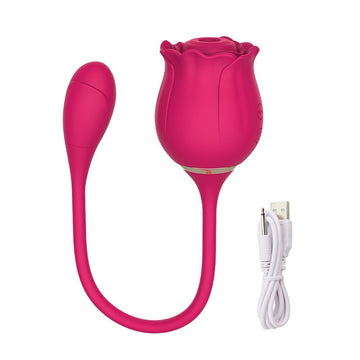 Rose Sucking Vaginal Vibrators / Clitoris Stimulation Vibrating Eggs / Sex Toys for Adults - EVE's SECRETS